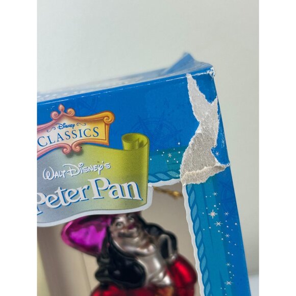 Santa's Best Captain Hook Disney Peter Pan European Mouth Blown Glass Ornament - Picture 6 of 16